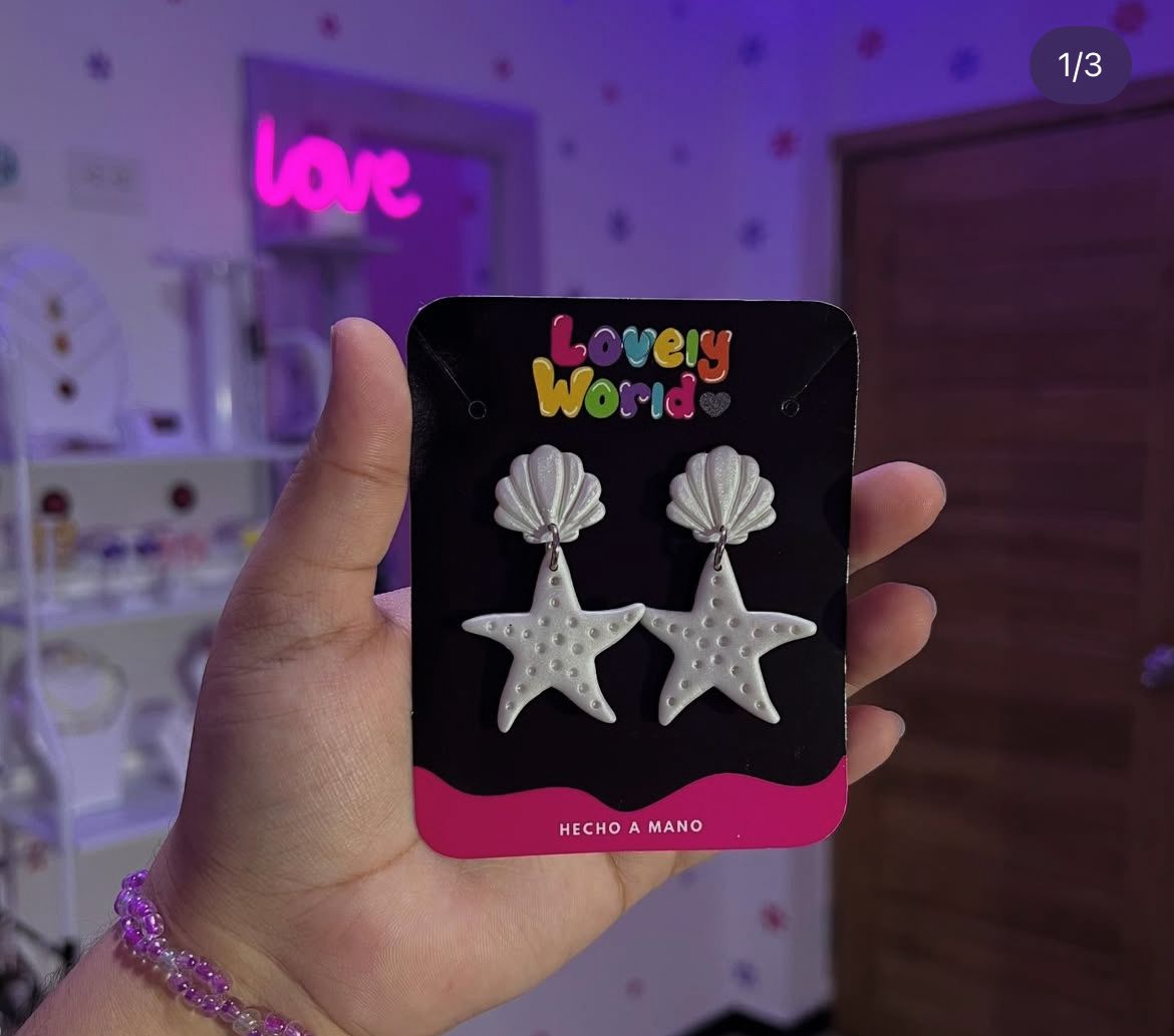 Aretes Coral Lovely💜